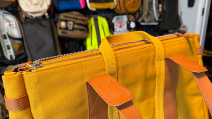 Daily Objects Mustard-Tan System Tote Bag