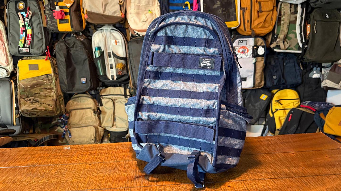 Nike Skate RPM Backpack - Navy Blue and Denim