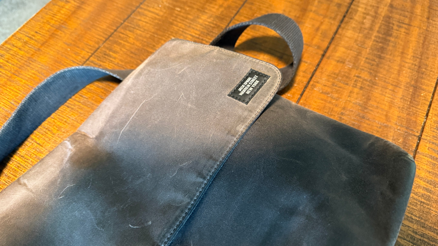 Jack Spade x Halley Stevensons Waxed Canvas Messenger