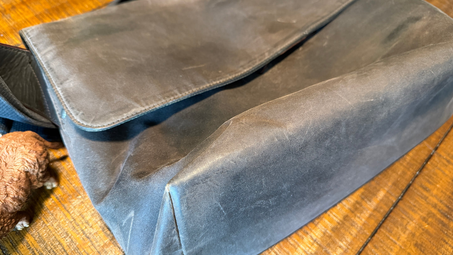Jack Spade x Halley Stevensons Waxed Canvas Messenger