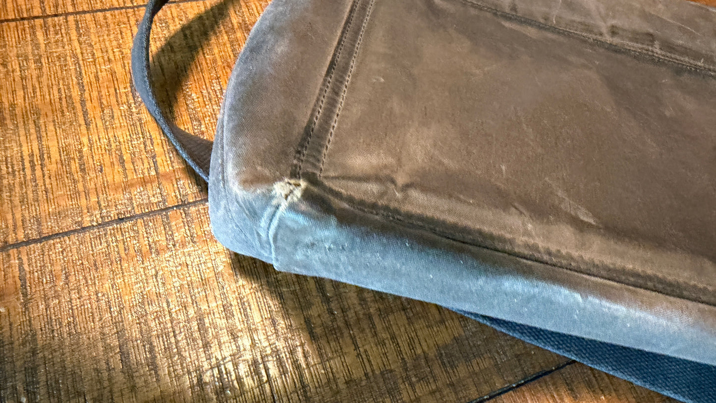 Jack Spade x Halley Stevensons Waxed Canvas Messenger