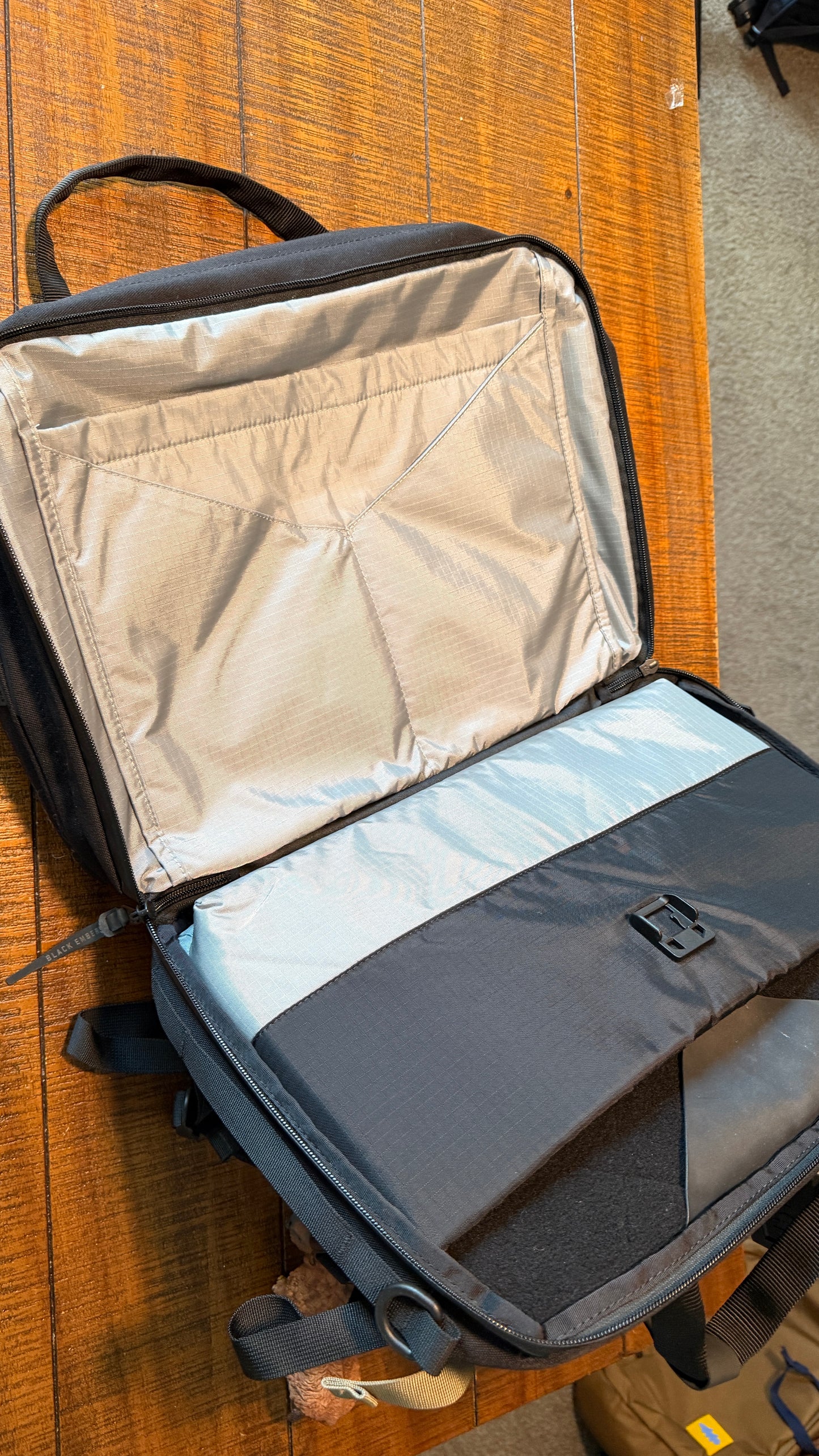 Black Ember Forge - 3 Way Backpack - 30L