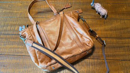Aniary Leather Japanese Bag - Handbag & Crossbody