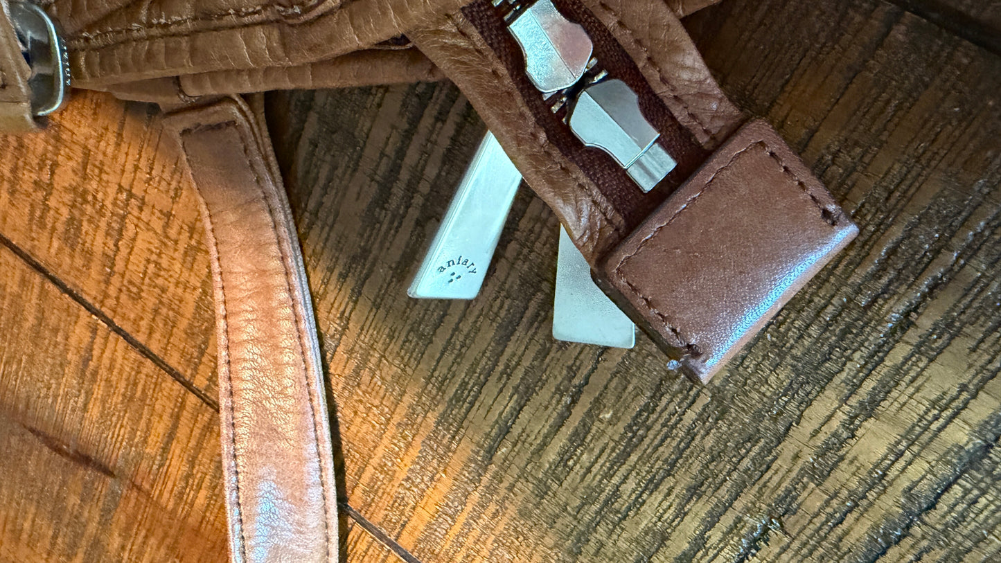 Aniary Leather Japanese Bag - Handbag & Crossbody