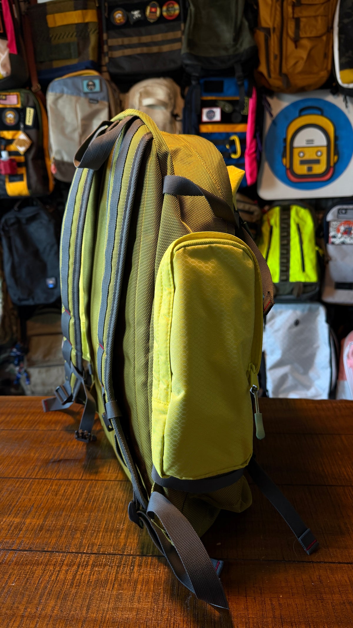 Brain Dead Equipment Hyper Green Backpack