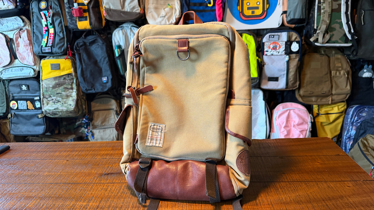 VIntage Canvas & Leather Backpack - Morphine Generation