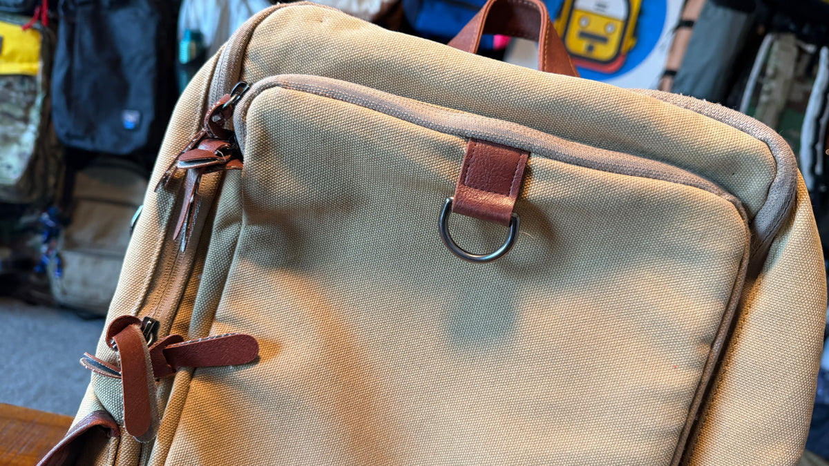 VIntage Canvas & Leather Backpack - Morphine Generation