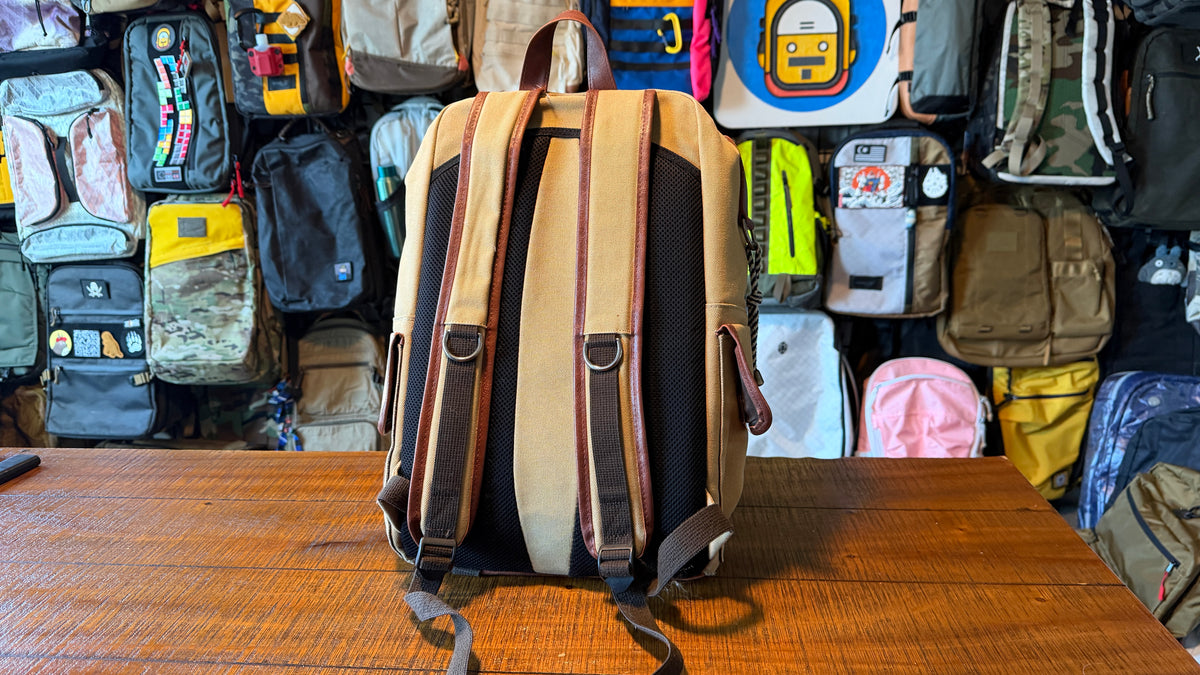 VIntage Canvas & Leather Backpack - Morphine Generation