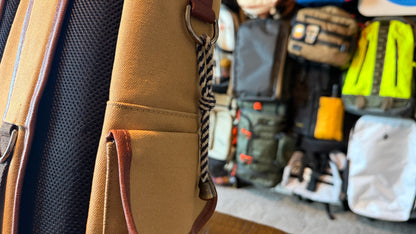 VIntage Canvas & Leather Backpack - Morphine Generation