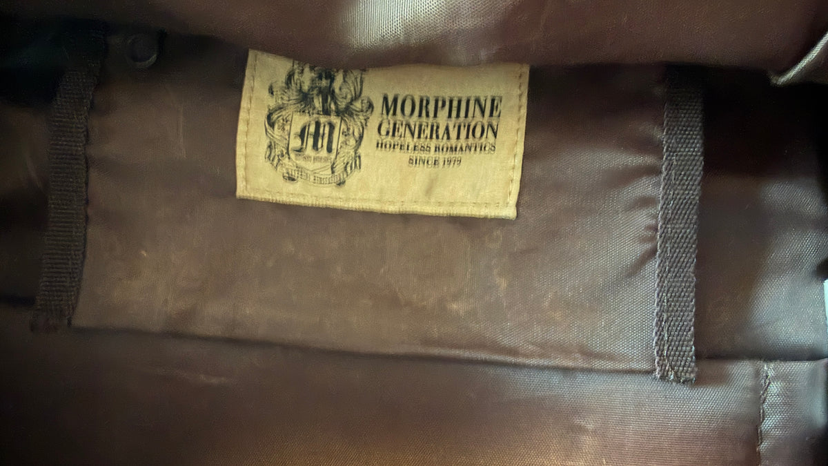 VIntage Canvas & Leather Backpack - Morphine Generation