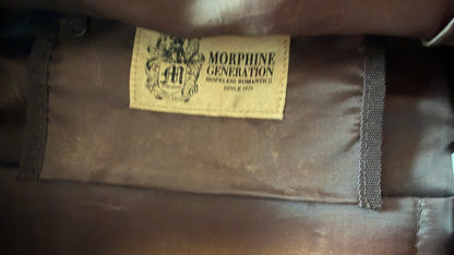 VIntage Canvas & Leather Backpack - Morphine Generation