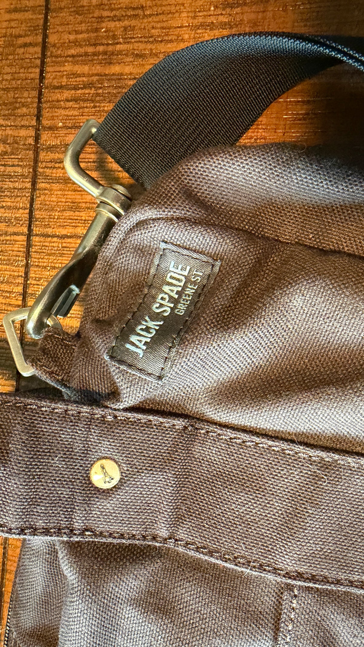 Canvas Jack Spade Shoulder Bag