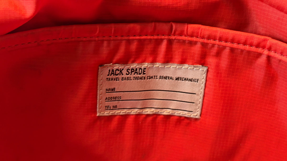 Canvas Jack Spade Shoulder Bag