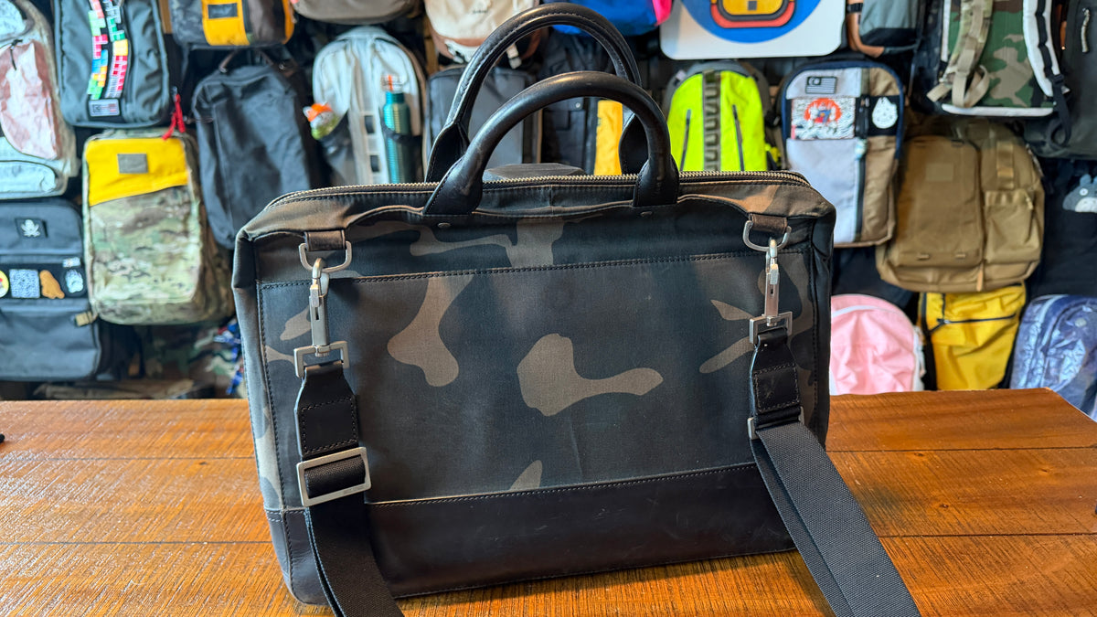 Camo Jack Spade Slim Briefcase
