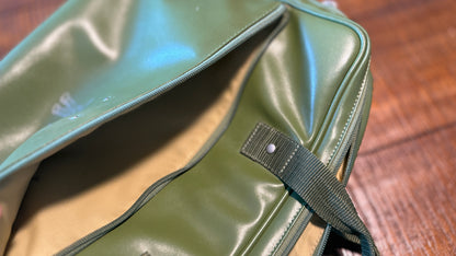 Green Leather (or Leather Like) Shoulder Bag