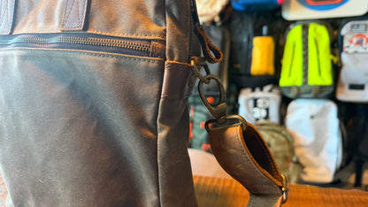 Leather Laptop Tote Bag - Made in Europe