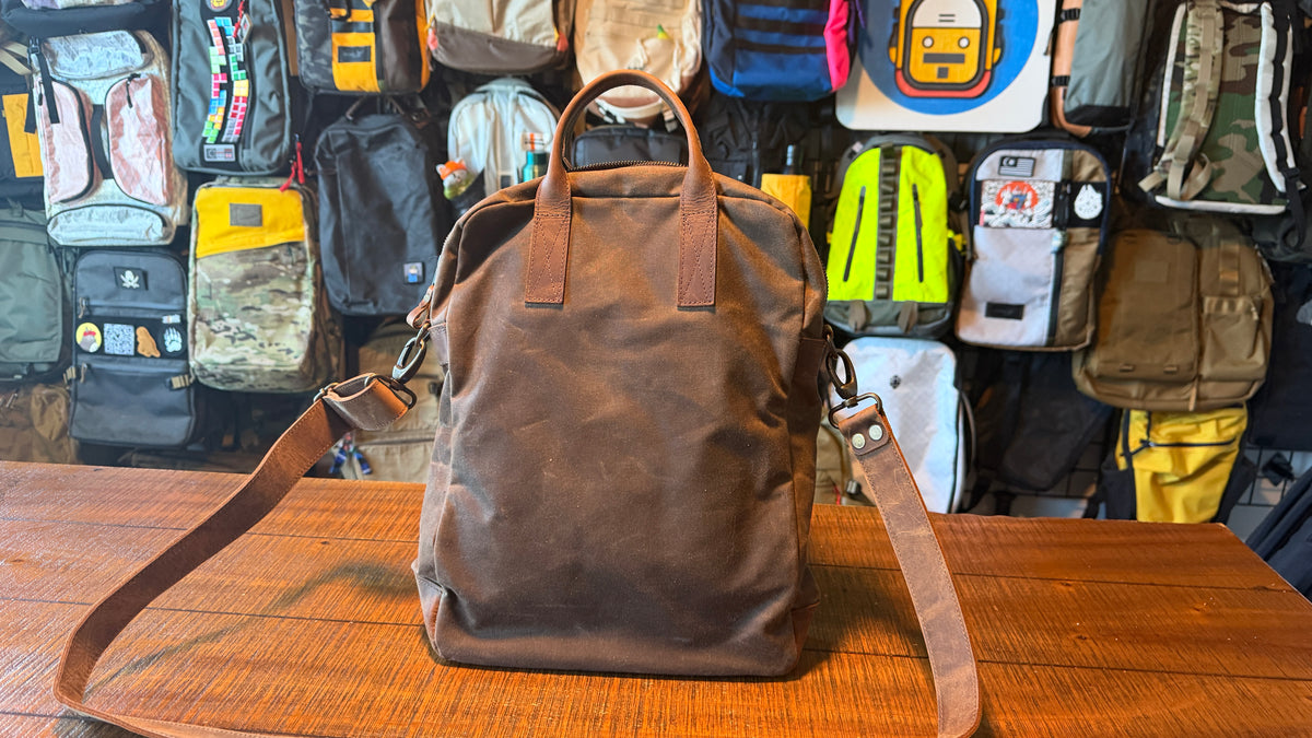 Leather Laptop Tote Bag - Made in Europe