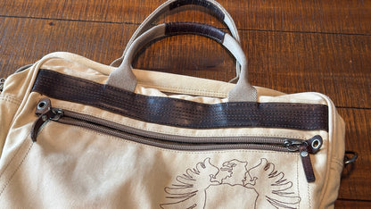 Fossil Briefcase - Leather Details & Pattern
