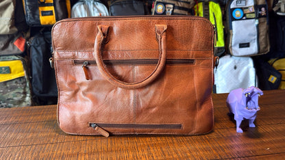 Spanish Leather Rosme Men's Leather Briefcase
