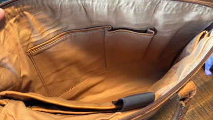 Spanish Leather Rosme Men's Leather Briefcase