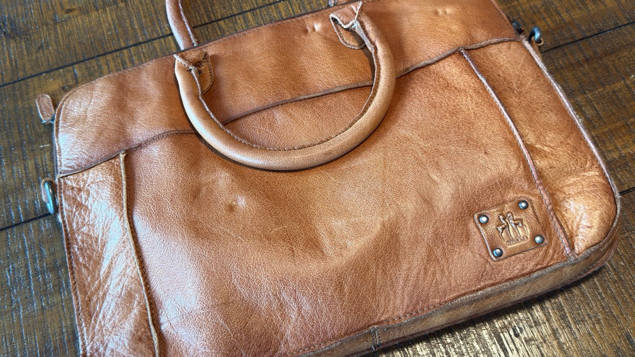 Spanish Leather Rosme Men's Leather Briefcase