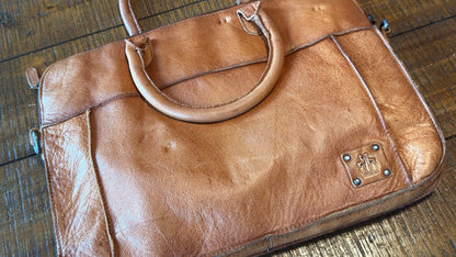 Spanish Leather Rosme Men's Leather Briefcase