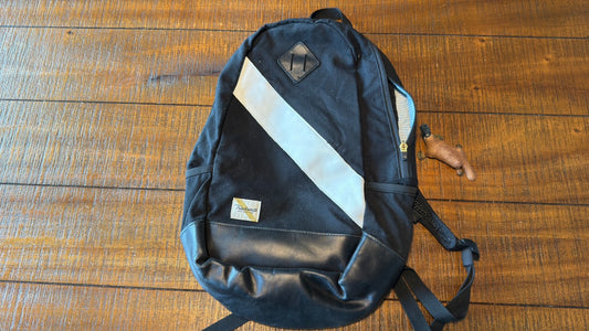 Tracksmith Black and White SMALL Backpack