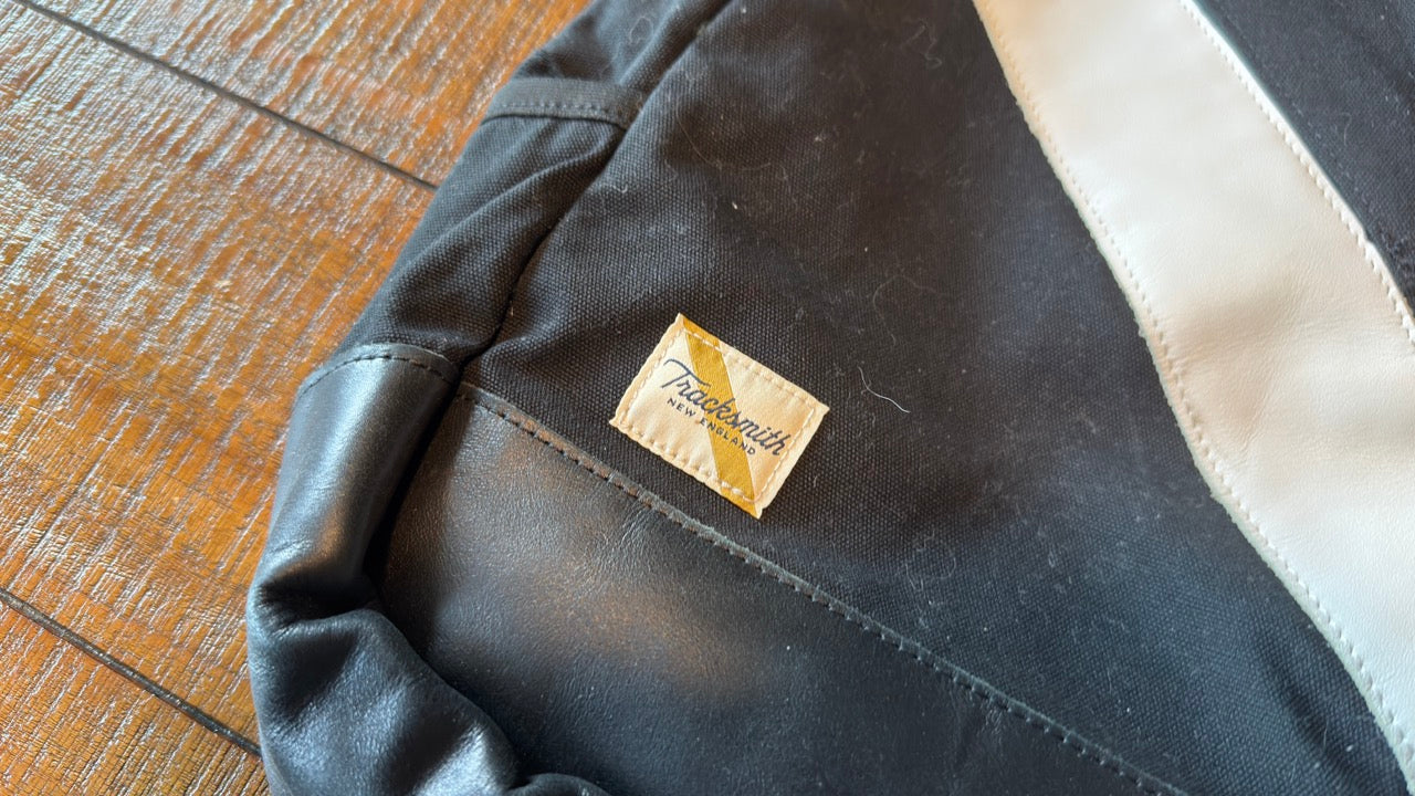 Tracksmith Black and White SMALL Backpack